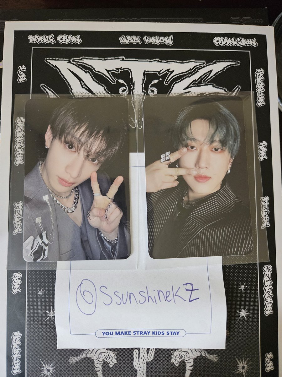 SsunshineKZ's tweet photo. @GumDrops_Cos Hi I'd like to trade, I have Bang Chan or Changbin :) https://t.co/VOK0Y8FSiI