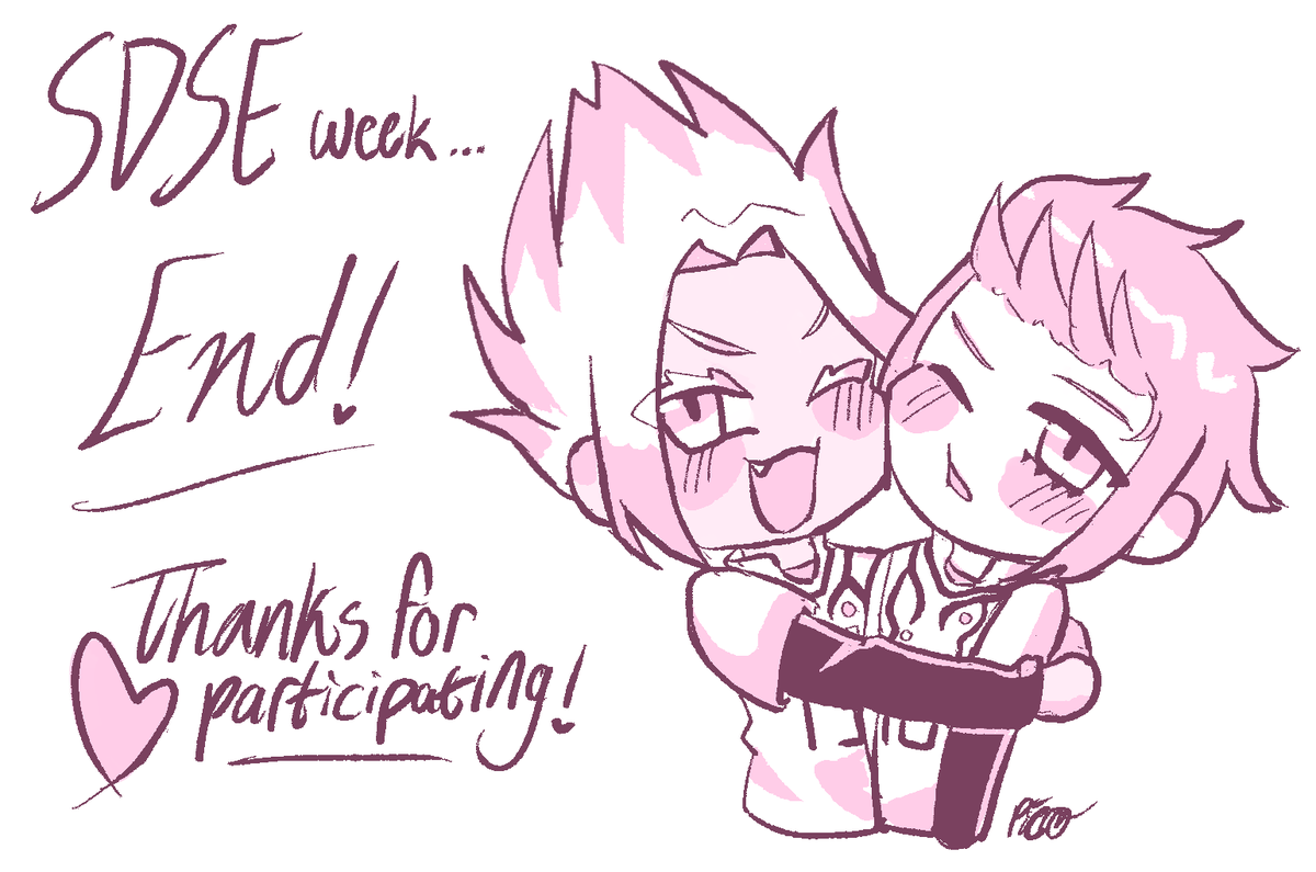 sdseweek's tweet photo. A little late, but thank you everyone for participating in RyuSae Week 2025! We had a lot of amazing art and fic, and it was great to see how much passion everyone has for Shidou and Sae! 

Keep an eye on this account for future sdse events! https://t.co/so46UbDGun