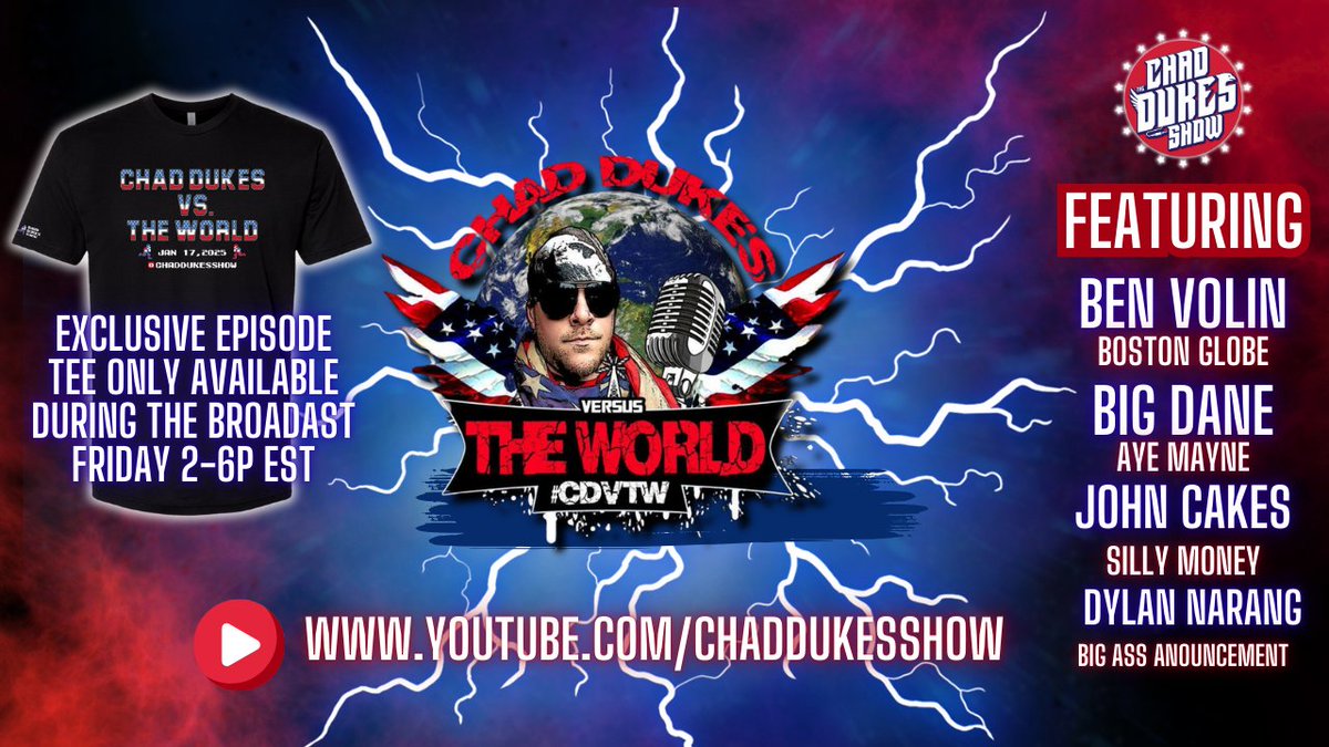 chaddukes's tweet photo. Covered a lot of ground today on #CDVTW. Full episode is available for free on Youtube. Many thanks to @BenVolin, @bigdaneainplayn, @moneymetalcakes & Dylan Narang for joining me. https://t.co/aByyCTXuDN https://t.co/vu95RxGE5x
