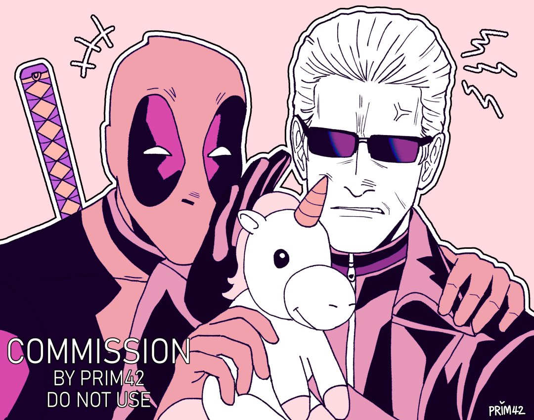 Deadpool and Wesker cms for <a href="/Daimadoshi9/">D9</a> 🩷