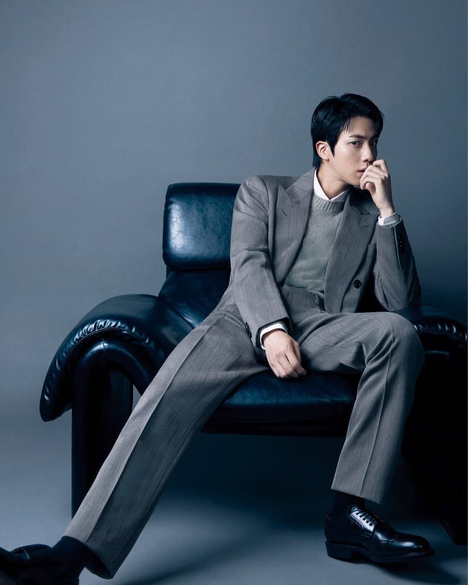 OneilyMusic's tweet photo. Jin exudes a handsome charm for GQ Korea. https://t.co/da7uCgwVAv