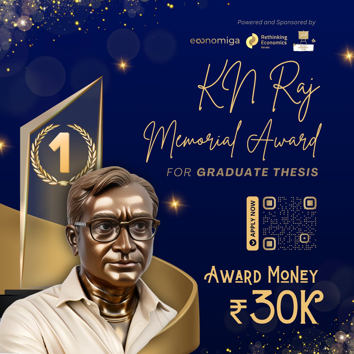 economiga_'s tweet photo. Calling all Economics Grads in India! 🎓

Submit your post graduate thesis for the KN Raj Memorial Award &amp; win INR 30,000! 

Get mentorship, recognition &amp; support for your research journey.

Deadline: Feb 20, 2025.  Apply now: https://t.co/5LCdYTf9sz

#EconTwitter  #ThesisAward https://t.co/xMiHhPzggk