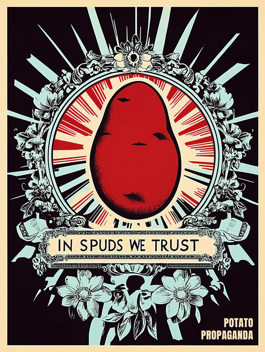 remember: in times of memetic warfare, trust in the eternal potato. it has survived every financial crisis since the Inca empire​​​​​​​​​​​​​​​​

♥️🥔♥️🥔♥️🥔♥️🥔♥️🥔♥️🥔♥️👊