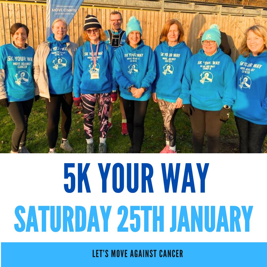MOVE AGAINST CANCER Charity (@movecharity) on Twitter photo ๐ข Only one week to go until 5K Your Way Groups meet up all over the UK and Ireland at <a href="/parkrun/">parkrun ๐ณ</a> on Saturday 25th January!
๐๐ป ANYONE is welcome! People living with and beyond cancer, friends and family as well as health care professionals.
๐ lght.ly/7g16p43 ๐ข Only one week to go until 5K Your Way Groups meet up all over the UK and Ireland at <a href="/parkrun/">parkrun ๐ณ</a> on Saturday 25th January!
๐๐ป ANYONE is welcome! People living with and beyond cancer, friends and family as well as health care professionals.
๐ lght.ly/7g16p43