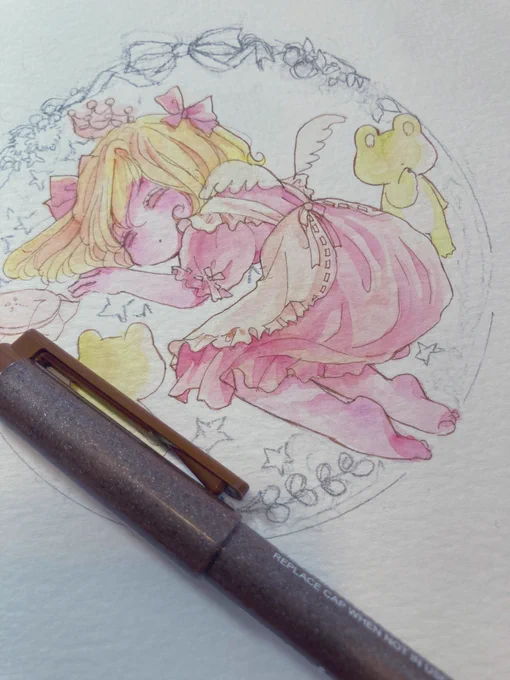 終わりが見えてきました⃛ ̖́-幸せな眠りを…… 