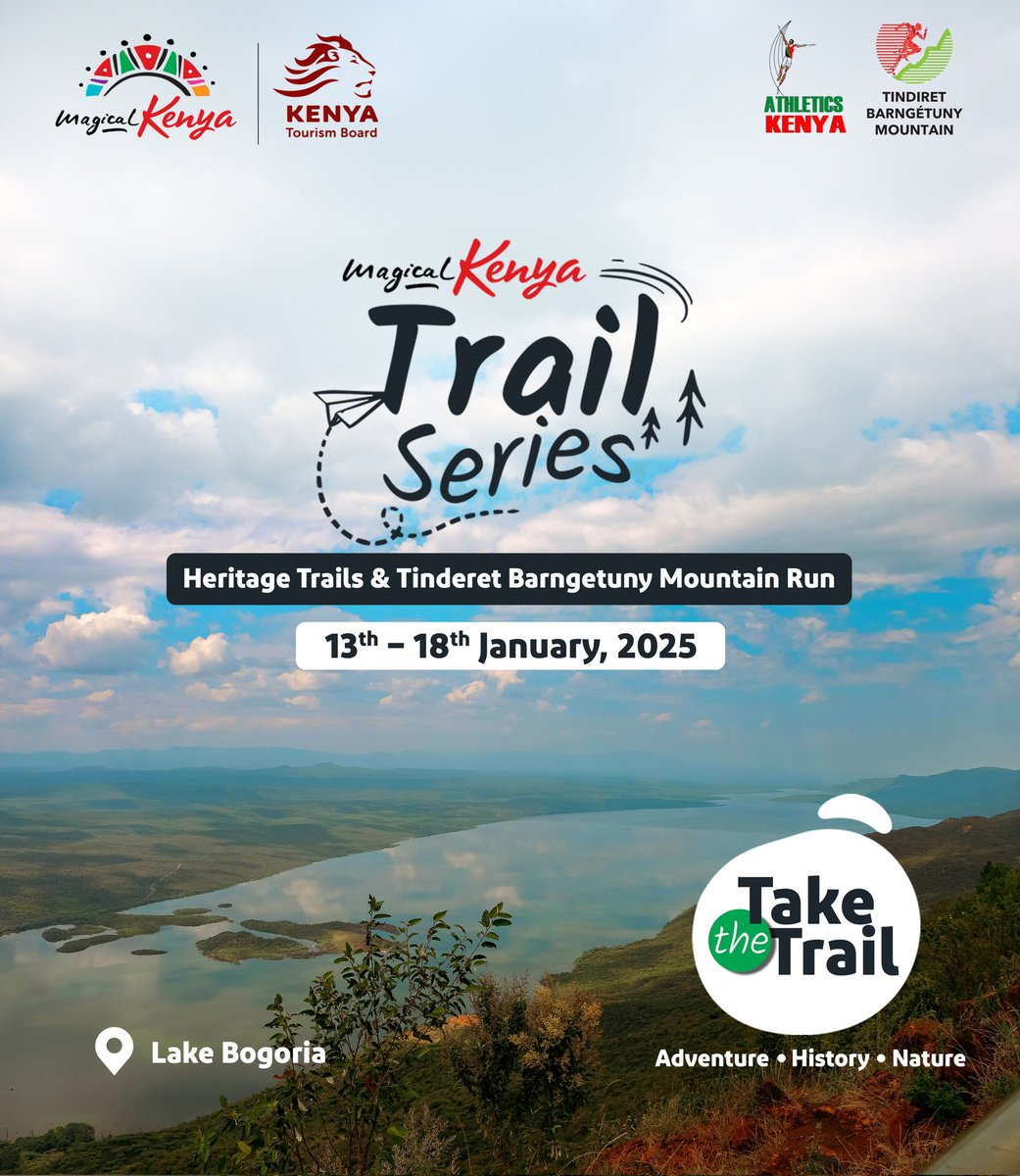 Ful1za's tweet photo. #TembeaKenya! Join the Magical Kenya Mountain & Trail Series #VisitKE Ending January 18, 2025, in Tinderet with a grand Cultural Festival. Explore breathtaking landscapes and vibrant cultures. Sign up now: https://t.co/PXHD3vF96r. Let’s make memories! #MagicalKenya @magicalkenya https://t.co/KgH5aK7f7S