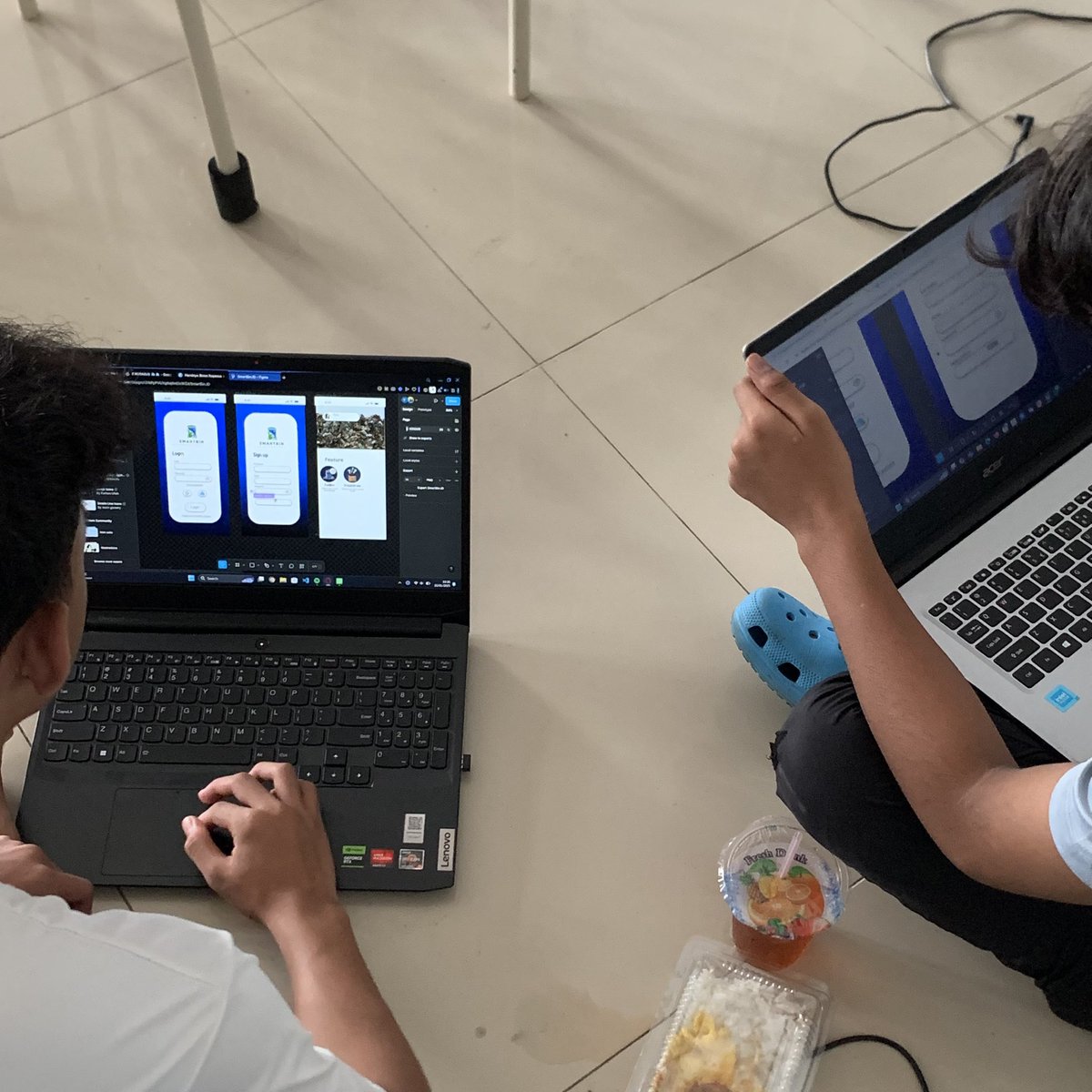 makantersera's tweet image. hari ini ngajar UI/UX di salah satu SMA swasta di Jogja. keren bgt coii SMA-nya ada mata pelajaran Digital Entrepreneurship yg isinya buat produk digital, mulai dr desain sampe buat Android Appnya (no code, pake Kodular).

hasilnya baka dilombain di NTU Singapore juga🥸🤩