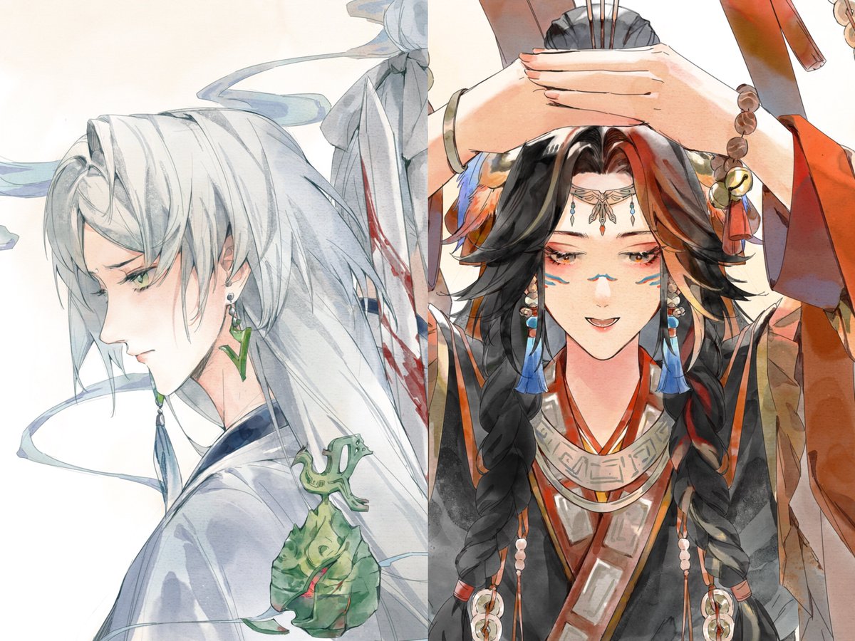 Chouko_'s tweet image. 给《踏浪行》的场贩抽奖和repo抽奖准备的色纸，有一些剧情元素嘿嘿，希望大家喜欢☺☺

#無期迷途 
#无期迷途 
#PathtoNowhere 
#무기미도