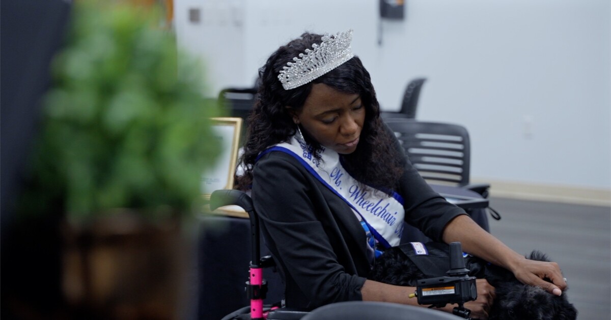 FOX17's tweet photo. "Not about a crown. Of course, I wanted that crown, but it wasn't about a crown. It's about a message." https://t.co/twY8GWrEbV https://t.co/xxgajRLiv6