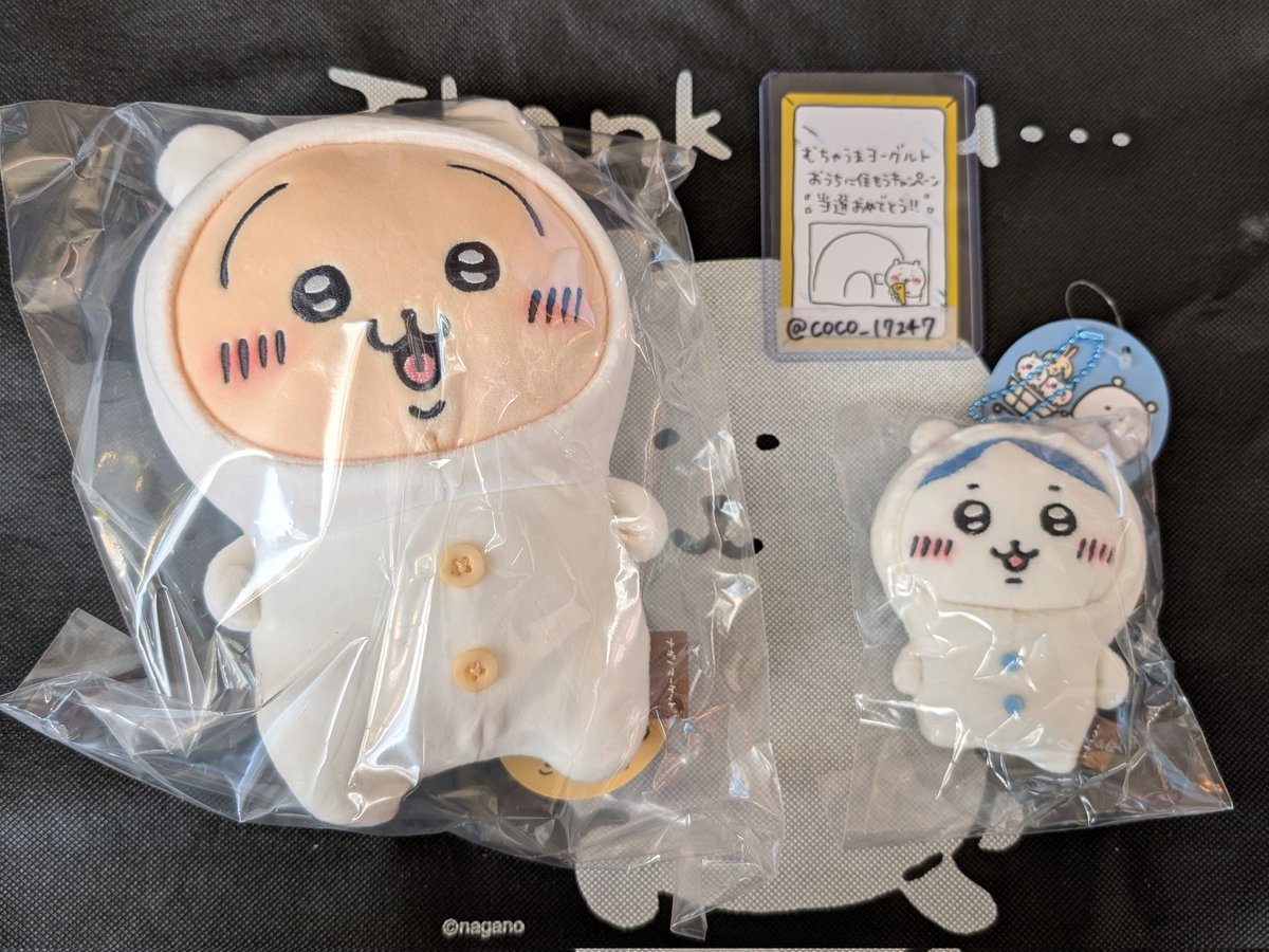 coco_17247's tweet photo. ナガノマーケット サンキューバッグ ちいかわ 交換

【譲】
・ぬいぐるみS うさぎ
・マスコット ハチワレ
【求】
・ぬいぐるみS ちいかわ
・マスコット ちいかわ

同種同士のみ
郵送もしくは名古屋手渡し
検索からもお気軽にお声がけ下さい！ https://t.co/tPwsowcPCw