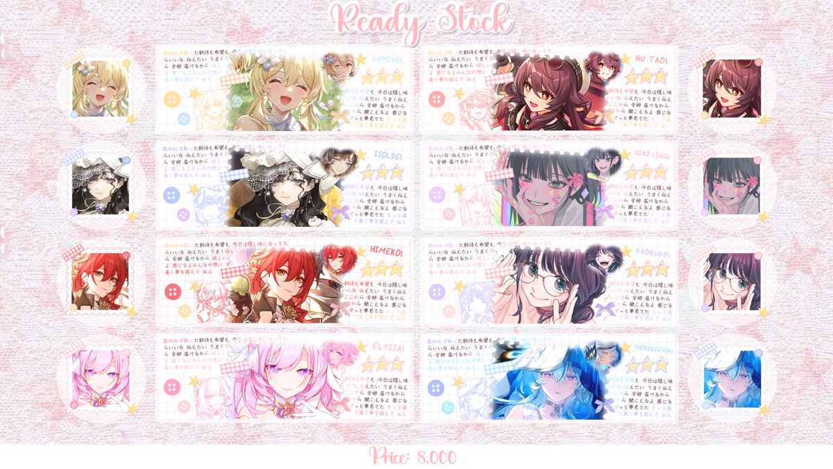 StarryAmour's tweet photo. Any interactions will be appreciated. 🤍

Haloo aku ada 32 layout ready stock Scribble dengan price 8k/each ♡___♡ Yang bisa ditake pada pukul 17.30 WIB (booking fee +1k) atau tanpa fee pukul 20.00 WIB melalui dm! {scroll for more detail} 

[#zonaba #zonauang #zonajajan] 🛍️ https://t.co/nedKcZNWzE