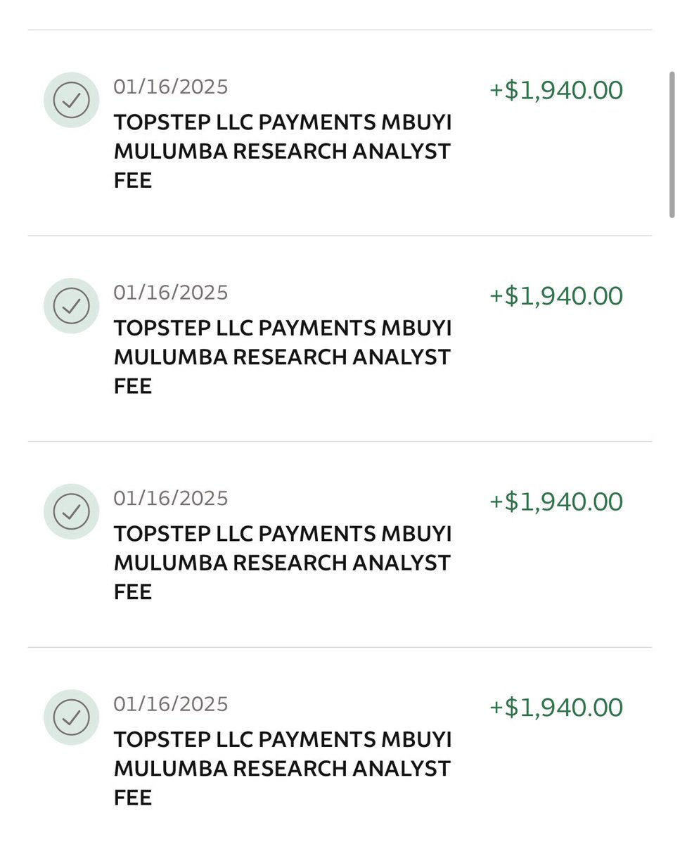LMPTraders's tweet photo. $8,000 payout with Topstep landed today. I lost for 4 years straight. And almost made it all back in the first two weeks of 2025. DO NOT GIVE UP. This is just the beginning. Thank you @Topstep and thank you @austinsilverfx for your direction through your pod. Now we scale. https://t.co/JMUEj87bN3