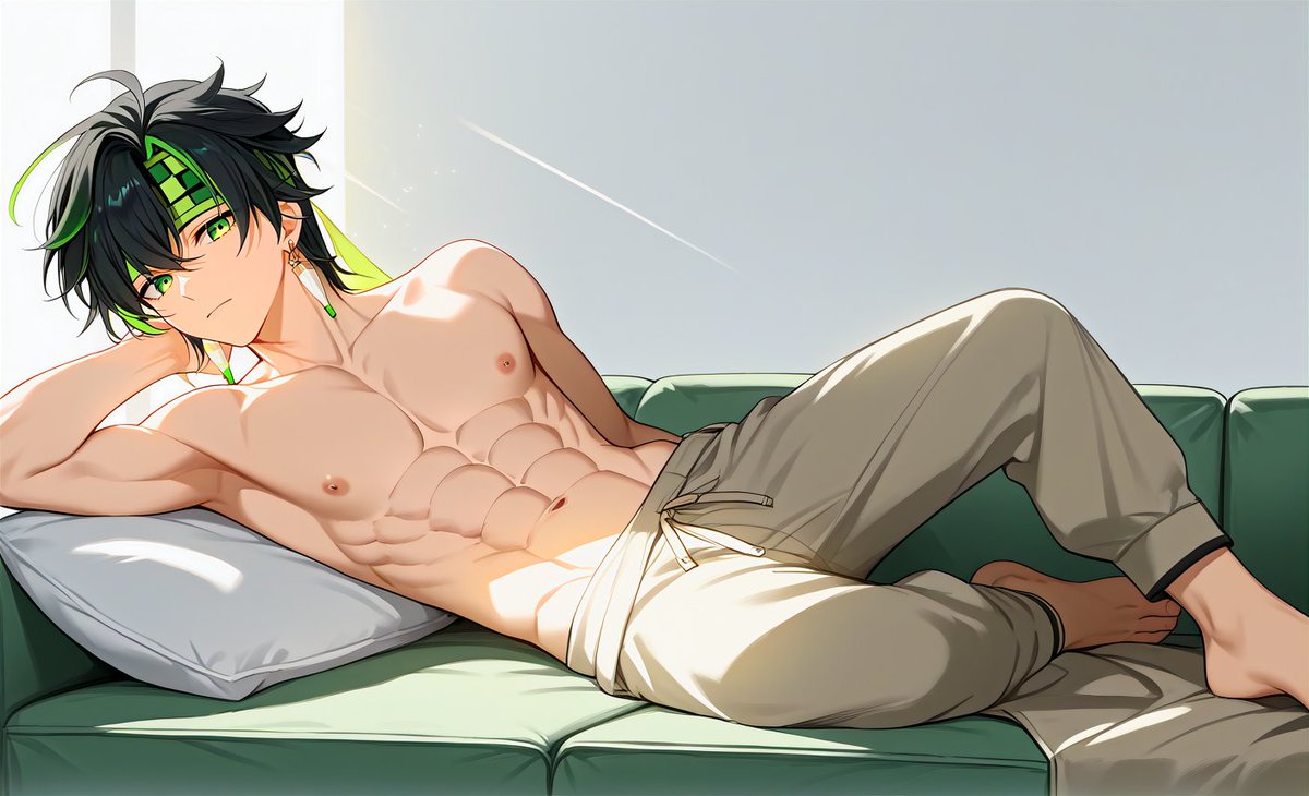 Hendrix_CCC's tweet photo. Why don't you come closer🛌
#Kinich #Kinichi #kinichi #キィニチ #GenshinImpact #pixai #Pixaiart https://t.co/oApo1Ckge4