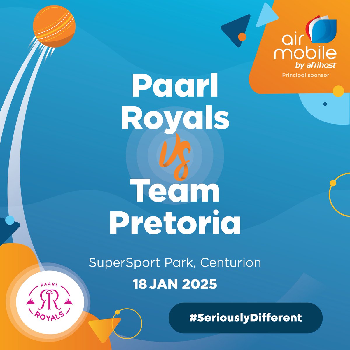 airmobilesa's tweet image. Hey Pretoria! Are you ready to give a warm welcome to the Royals?🏏🙌 

#FindJoy #SeriouslyDifferent #RoyalsFamily #BetwaySA20