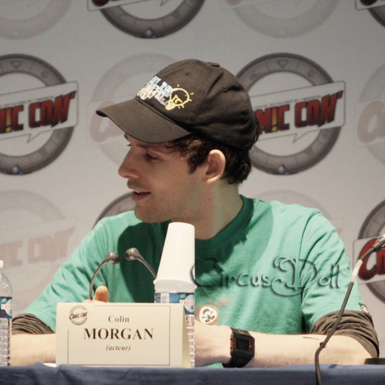 comic con paris colin morgan you will always be famous