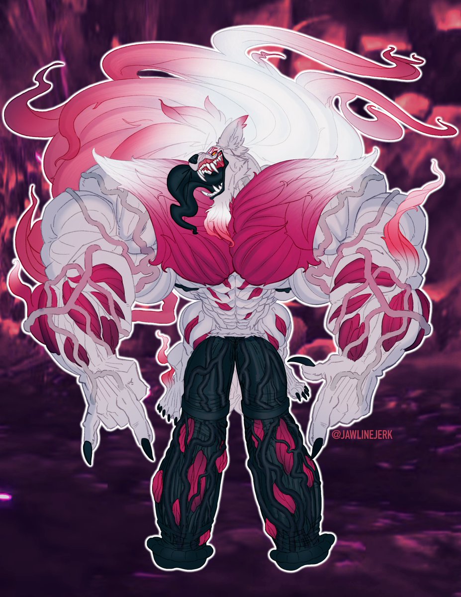 I decided to take a crack at Hisuian Zoroark! 

Two enormous cocks, massive muscles, miles of thick veins and so much hair
But trust me... nothing on this huge lad is just an illusion~