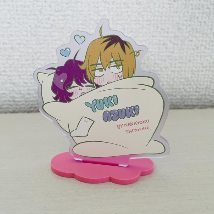 趣味で作った下品でかわいいアクスタ届いた🩵おもちゃ感良い〜! 