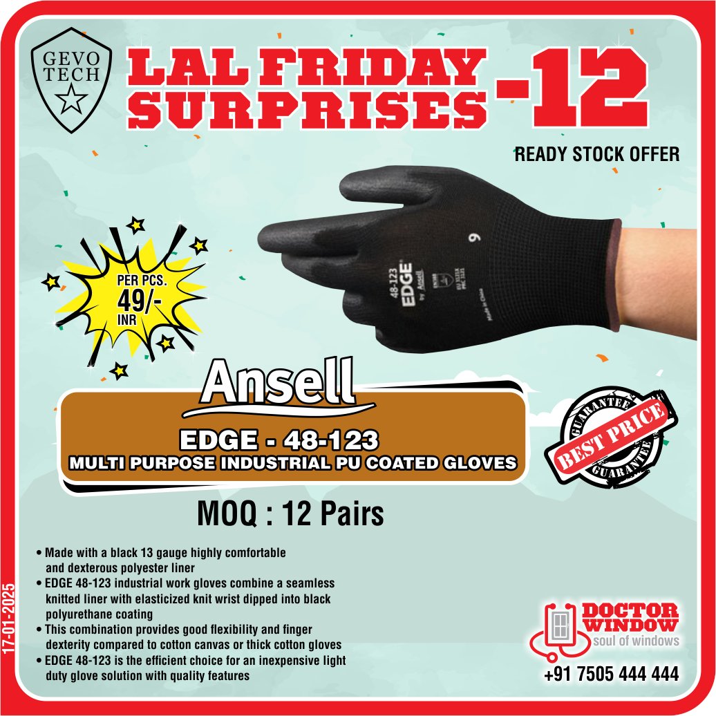 DOCTORWINDOW_IN's tweet photo. COCHIN BUMP STOPPER (PLASTIC)
PUZI C HANDLE
Ansell EDGE - 48-123 MULTI PURPOSE INDUSTRIAL PU COATED GLOVES
NATURAL SS MESH
#doctorwindow #soulofwindow #latestoffer #fridayoffer #newoffer #door #hardware #bumpstopper #mesh #pucoatedgloves #puzichandle https://t.co/0k6apOywfR