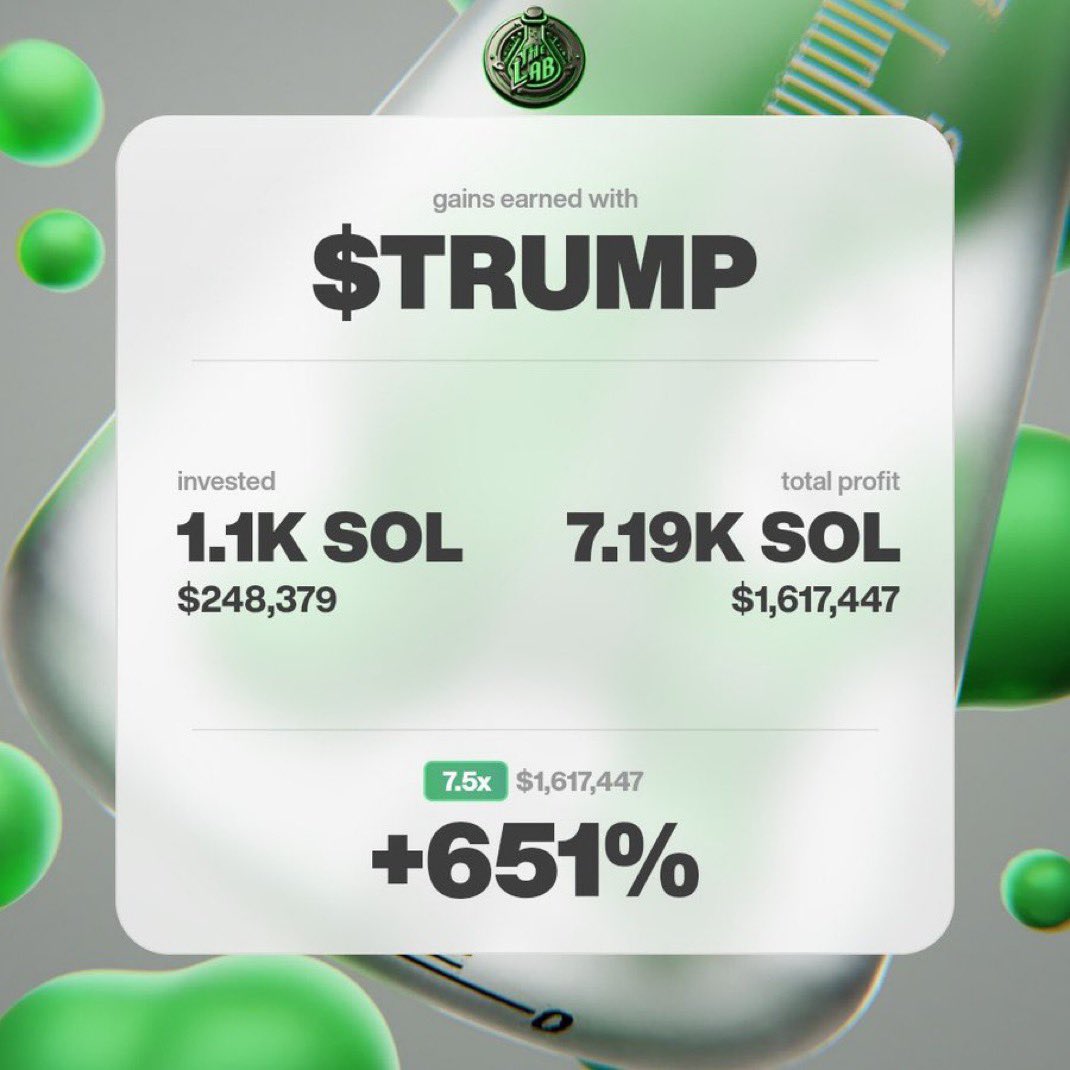 I’m giving away $5,000 in $TRUMP to two lucky people! 

All you need to do is like the post and comment your wallet address. Must be following 🔔

Winners in 24 hours