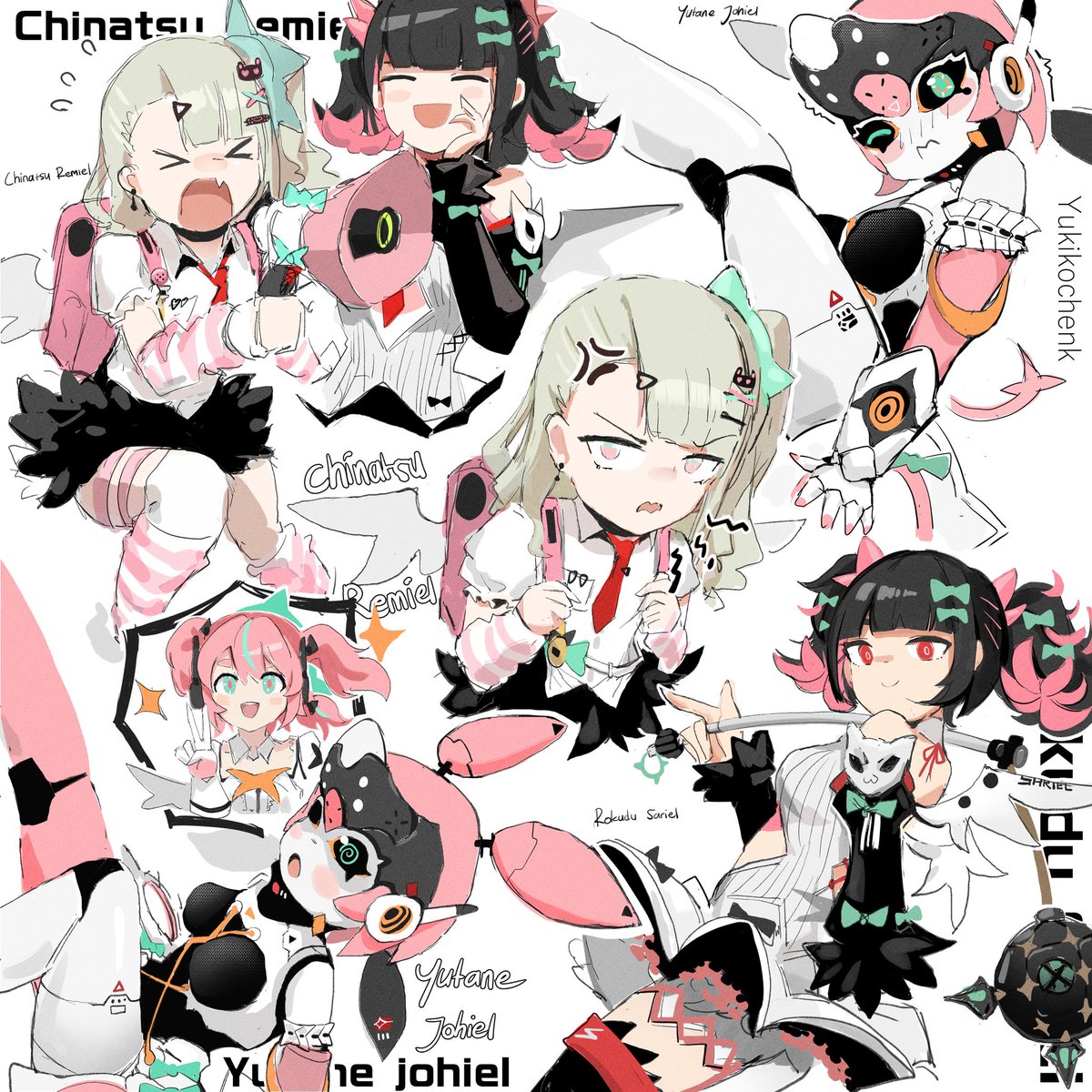 YukiKochenk's tweet photo. Chinatsu remiel, Yutane johiel, Rokudu Sariel

#ZenlessZoneZero #ZenlessZoneZeroFanart https://t.co/TeFIowce1L