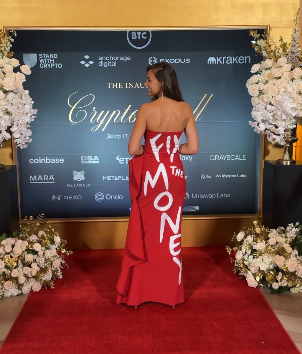 Fix the Money 🧡 Amazing Inaugural Crypto Ball, thank you @_btcinc and all  the organizers and sponsors! ⚡️