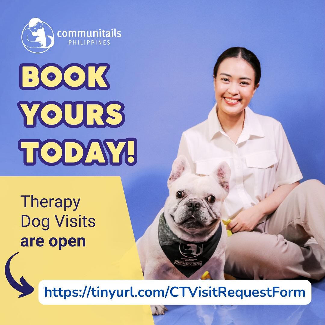 communitails's tweet photo. Book a Therapy Dog Visit now!

Healing begins when we’re together 💙 Our Dogtors can’t wait to see you 🐶

Apply using our Visit Request Form:
https://t.co/VT84YLtQwd

For more information on our services:
https://t.co/BGYMVnnSqU https://t.co/biLNTbP2ZZ