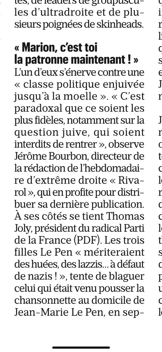 BONJOUR MONSIEUR <a href="/BrunoRetailleau/">Bruno Retailleau</a>  .
RIVAROL incite  la haine des juifs depuis plusieurs années. Ce torchon antisémite et homophobe est toujours en vente libre !
Nous demandons que la justice soit saisie ainsi que son interdiction de publication.
<a href="/Association_OJE/">OJE</a> <a href="/_LICRA_/">Licra</a> 
BTA