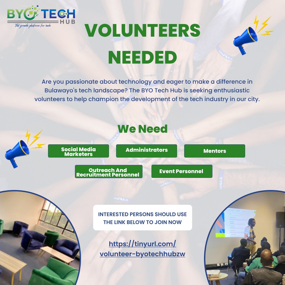 Become a paid volunteer and support our mission to bridge the tech gap! Collaborate with like-minded individuals, gain valuable experience and  make a lasting difference in the community. Ready to join?

Sign up today at:
tinyurl.com/volunteer-byot…

#paidopportunites
<a href="/zenzele/">Zenzele</a>