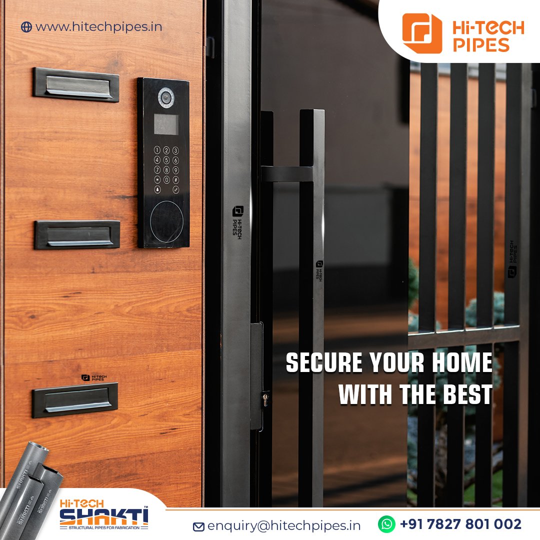 Hitechpipe's tweet image. 🏠 Protect your home with the best in the game - Hi-Tech Shakti structural pipes for fabrication. 💪🏼 These pipes are designed to withstand extreme weather conditions and provide maximum security for your home. 

Visit at: hitechpipes.in
.
.
.
#HiTechShakti
