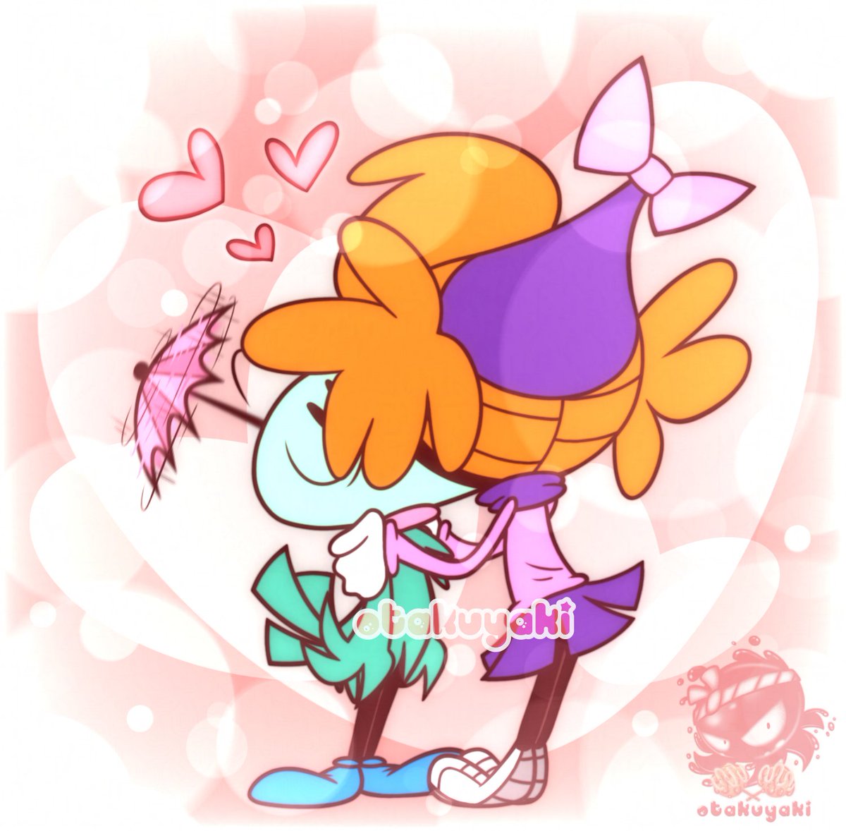 adrielle_akuryo's tweet photo. First kiss. 💋 ✨
---
#tinytoonadventures #tinytoonslooniversity #gogododo #marciathemartian https://t.co/GkLphthMkk
