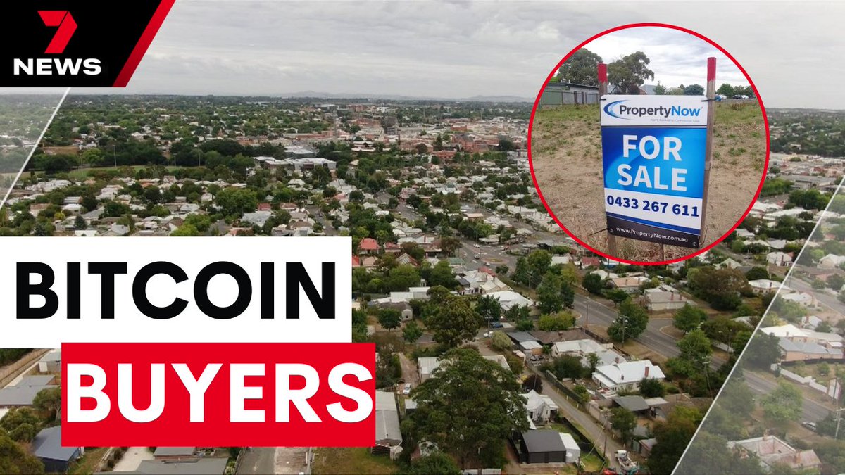7NewsSydney's tweet image. A couple has listed a block of their land with Bitcoin as the currency of choice. youtu.be/Ewjoqf7DBnE #7NEWS