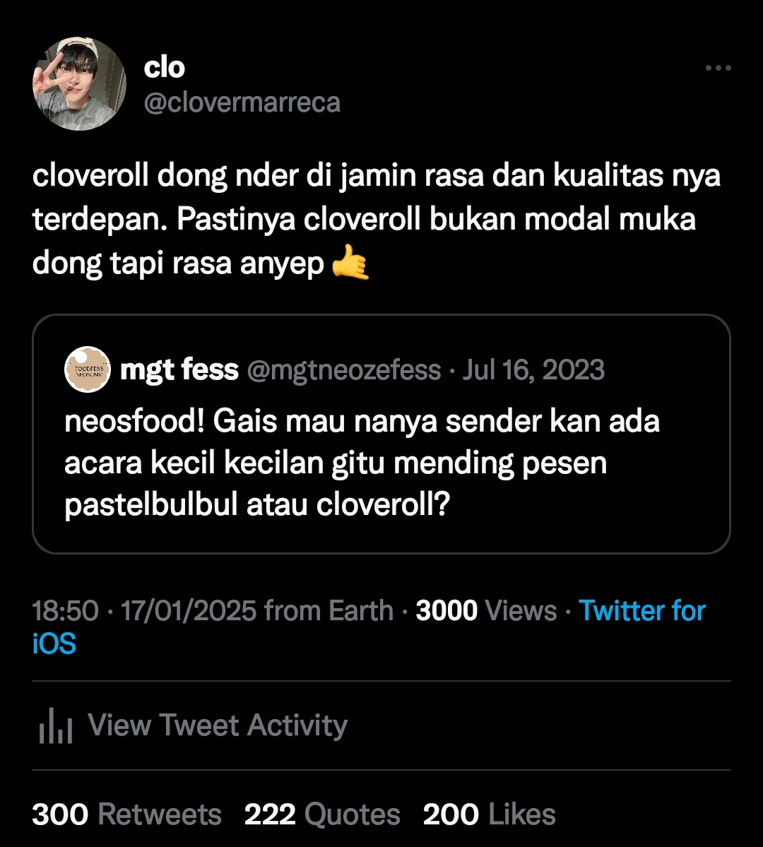 jaedo few tweets au 

pastelbulbul vs cloveroll