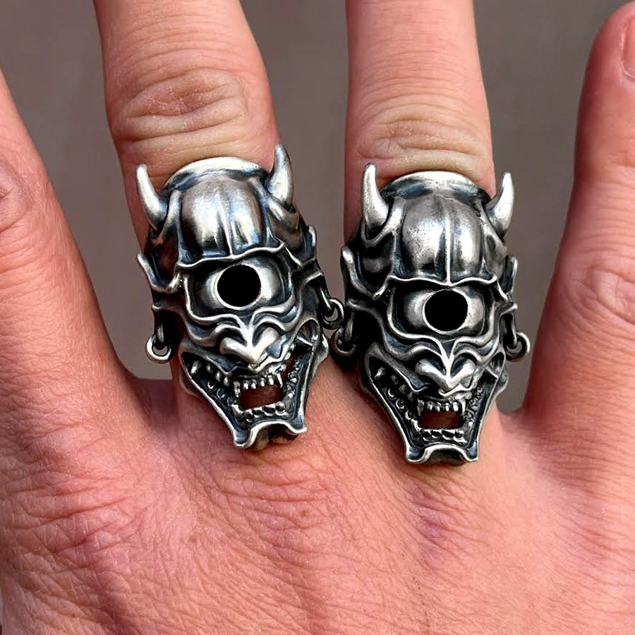 【激レア】Dualflow /デュアルフロウ　スカルリング　ワンメイク bluff面 ring | SILVER GEEKS (シルバーギークス）