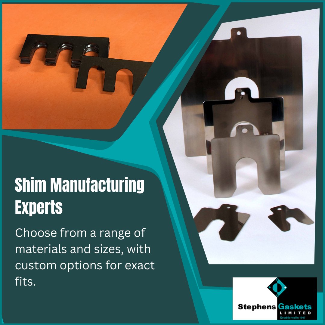 stephensgaskets's tweet photo. The Perfect Fit For Every Project
Ensure precise alignment with our custom shims, made to exact specifications for any application.
Find precision shims here: https://t.co/tEKx5HNsFl
#PrecisionShims #PerfectFit #EngineeringExcellence #Machinery #StephensGaskets https://t.co/zBIHRf3Ebj