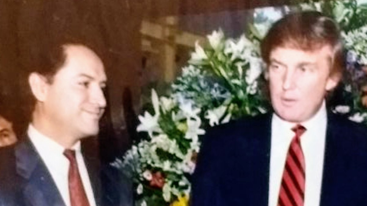 Ok since you're all bullposting any Trump affiliation I'm not gonna fall behind:  

Trump with my Dad at my grandma's house. (long time ago but still)