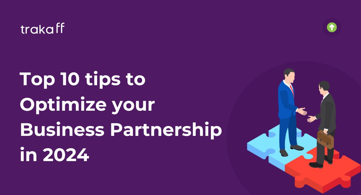 trakaff_com's tweet photo. 🌟 Top 10 Tips to Optimize Your Partnership Business Success!
Partnerships are key to growth. Here are some tips:
🔹 Set Clear Goals &amp; Expectations
🔹 Choose the Right Partners
🔹 Communicate Regularly

👉 Learn more: https://t.co/1WDy4GYKRu
#PartnershipSuccess #MarketingStrategy https://t.co/la9ZHPa0Dh