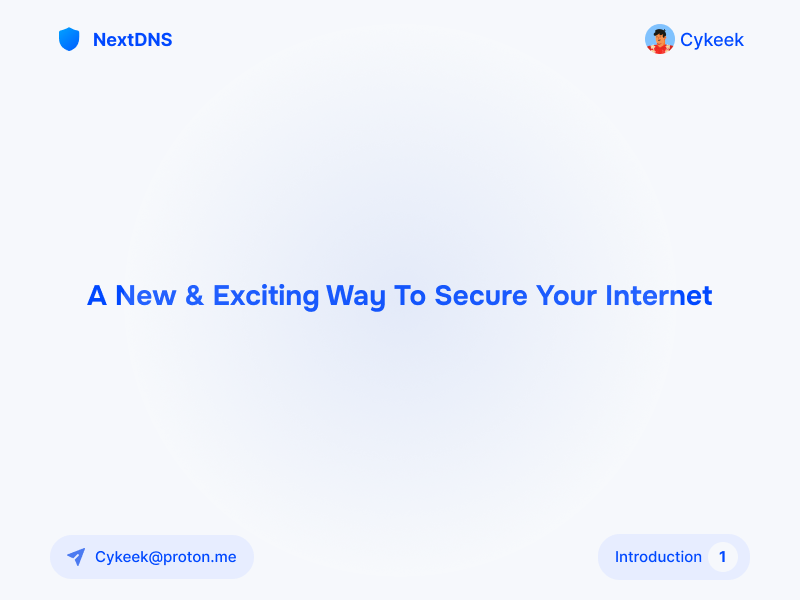 cykeekgit's tweet image. Redesigning NextDNS – A Modern Take on Internet Security