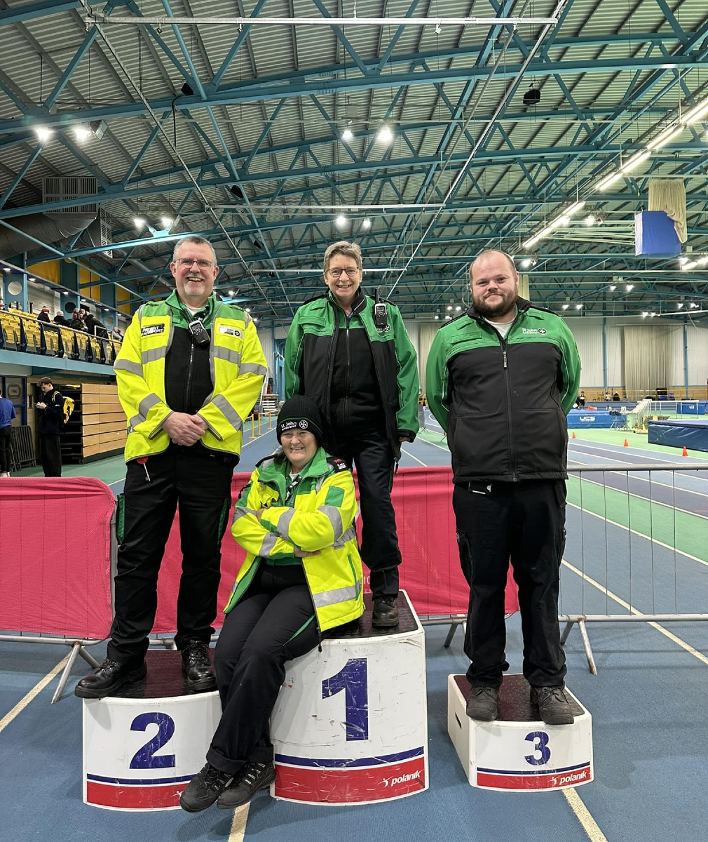 Whether you come first, second, or third, we’ve got you covered!

At every event, from start to finish, St John Ambulance Cymru is always there providing expert first aid cover to keep everyone safe. We're ready to help if you need us.