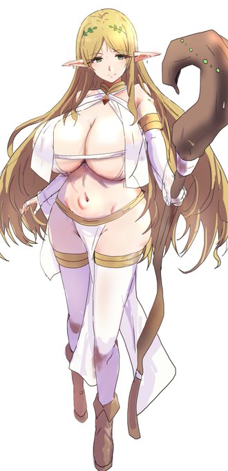 なにがとは言わないけどでっかいエルフ🤔 