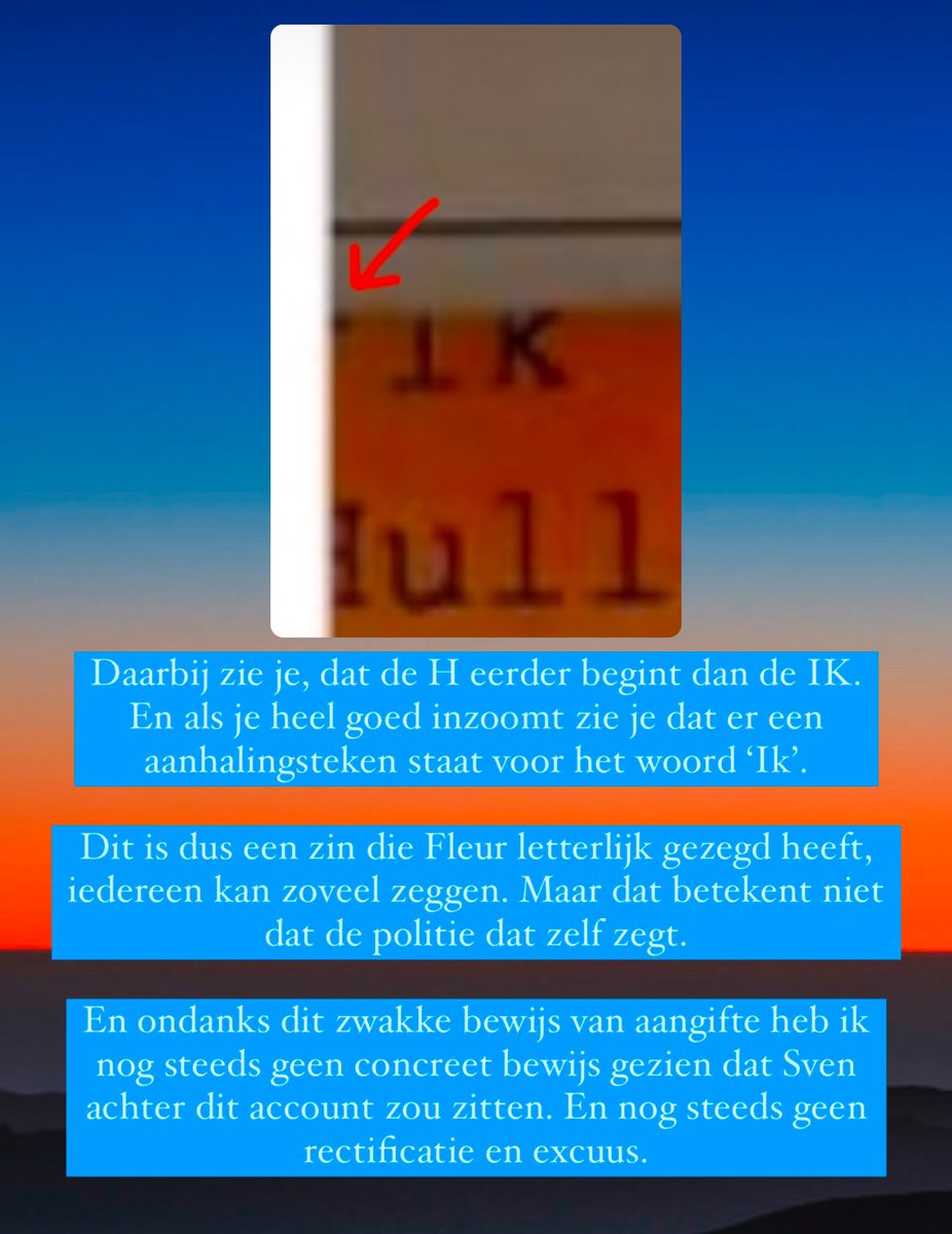 Mens_EJN's tweet photo. Achtergrond en analyse van ‘de aangifte van Fleur’. Sowieso tegen de verkeerde persoon, het bewijs dat ik Sven zou zijn is er simpelweg niet omdat ik Sven niet ben. 

En kon Fleur überhaupt wel aangifte doen? Haar bewijs is uiterst zwak. https://t.co/h4xGtw0mwr