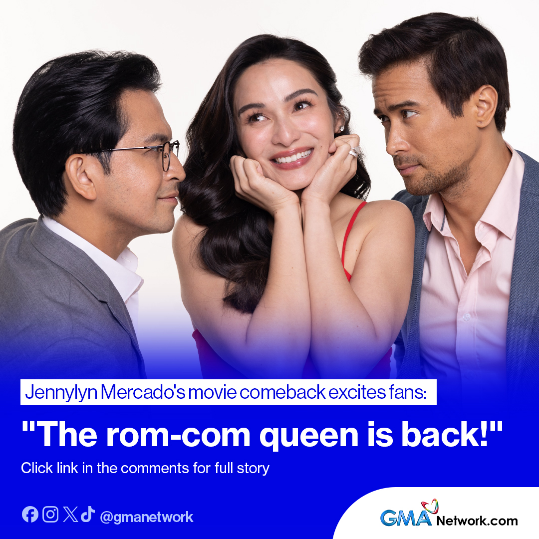 JENNYLYN MERCADO IS BACK! 🤩 

Marami na ang excited sa pagpapalabas ng bagong pelikula ni Jennylyn Mercado na binansagang "RomCom Queen" dahil sa kanyang successful romantic comedy projects sa big screen at telebisyon.

Ipapalabas ang rom-com film na 'Everything About My Wife,'