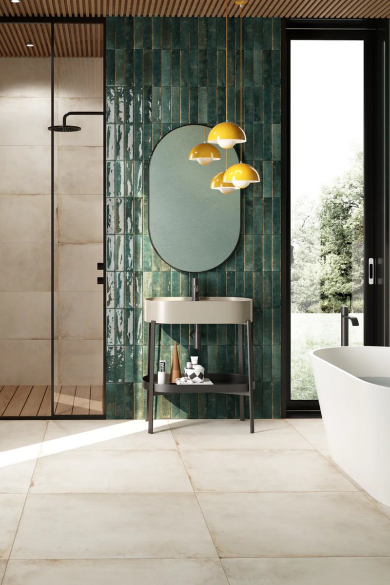tileit_thai's tweet photo. Soho Emerald กระเบื้องผนังสีเขียวเข้ม ขนาด 6x25 cm สินค้าพร้อมจำหน่าย✨
#interiordesign #architecture #interiordesignthailand #architecturethailand #porcelainTile #bangkok #phuket #samui #tilesthailand #italiantiles #italianporcelain #กระเบื้องพื้น #กระเบื้องผนัง #กระเบื้องนำเข้า https://t.co/UM3kcSos0Y