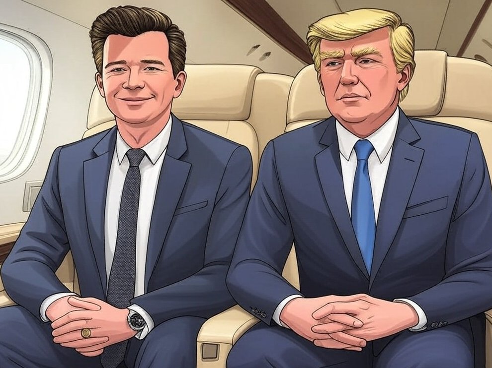 Rick Roll tweet media