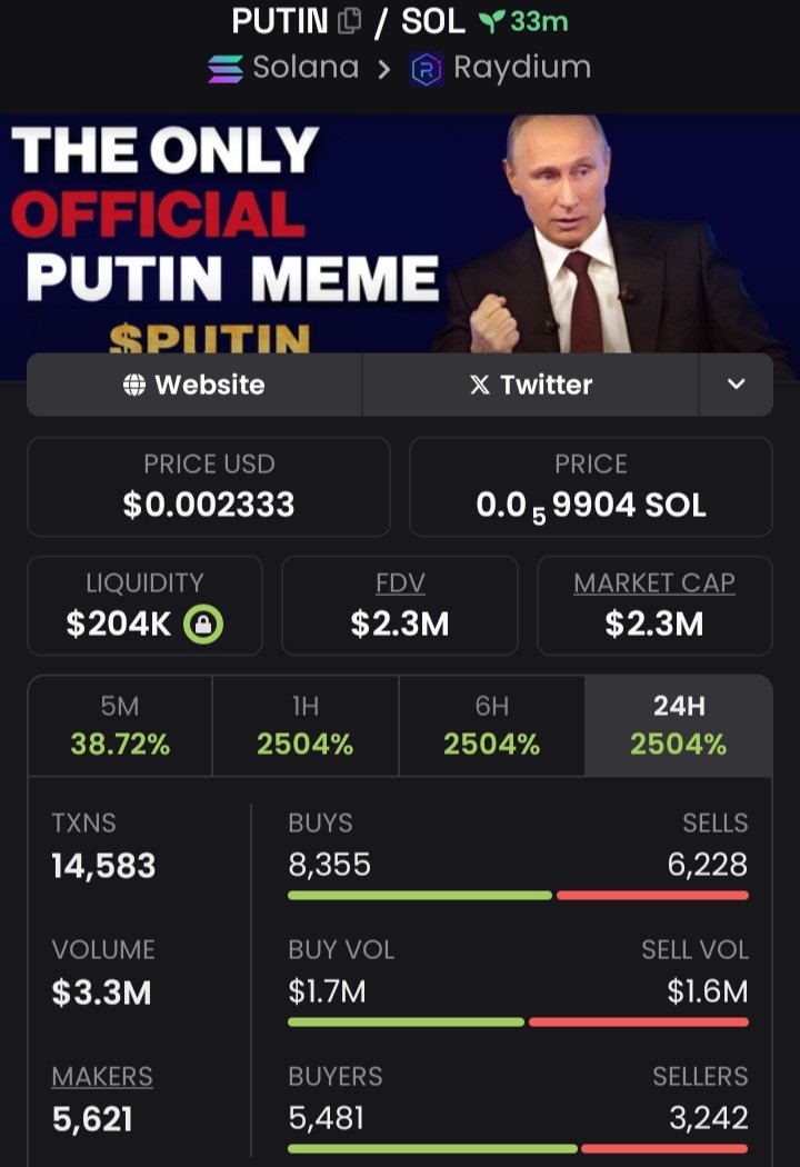 coinally1's tweet photo. I Hit ๐ฏ at
19x up ๐ฅ๐ from my massive call on $PUTIN ๐ธ๐ค
๐
Send a dm to join my private ๐ฉ TG
Be there ๐
For the next calls coming up soon ๐
HOPE YOU PARTICIPATED ๐ค๐ฅณ?
#SOL
#MEMECOINS
#SOLANA
#RAYDIUM
#CRYPTOSERVICE https://t.co/jQGpotteOO