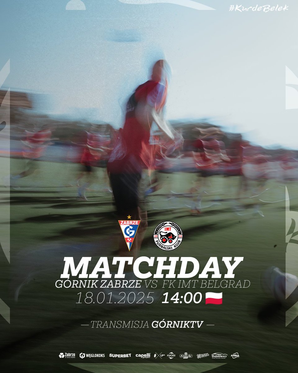 GornikZabrzeSSA's tweet image. ⚽ #KurdeSparing
🆚 FK IMT Belgrad
🕗 14:00 🇵🇱 / 16:00 🇹🇷
🏟️ Regnum Sport Center
📲 #GÓRBEL
📺 Transmisja ▶️ sz1948.pl/a4r7x

#KurdeBelek