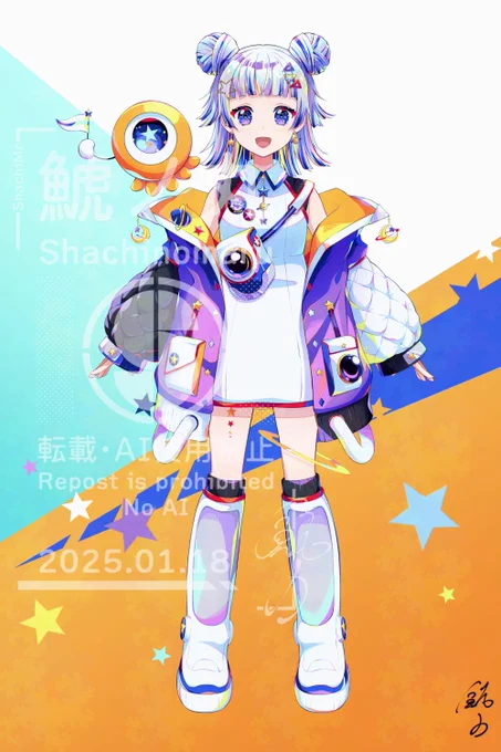改めまして、宙河 環ちゃんのリニューアルのお姿を担当させていただきました! 人生で初めて担当したVの子(IRIAM)なのでLive2Dデビュー嬉しいです どうぞよろしくお願いします!