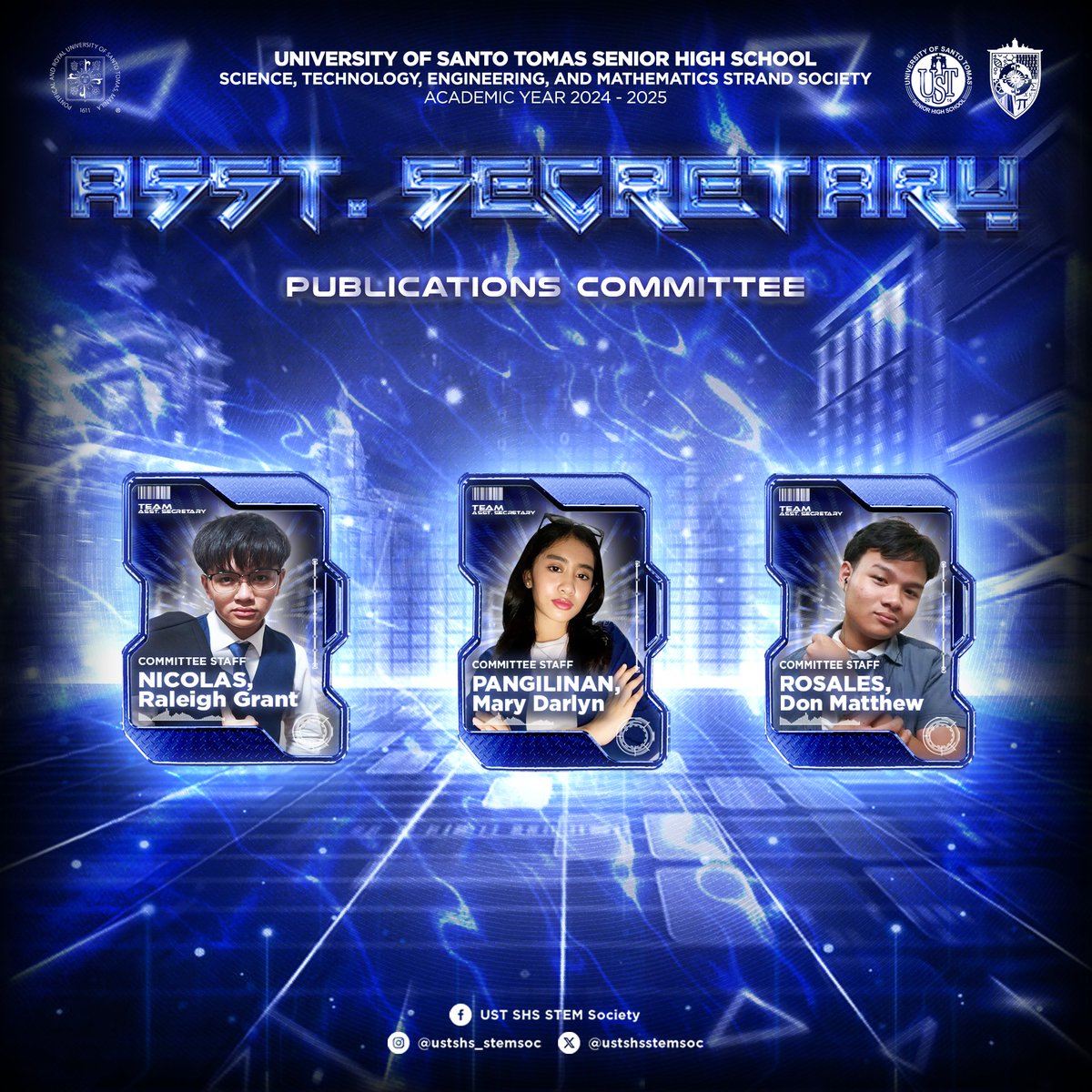 ustshsstemsoc's tweet photo. The masterminds of information that ensure authentic details to uphold excellence with each stride are moving forward! 📄

Behold team Assistant Secretary, the forefront of written communications that goes above and beyond to maintain precision. 🎯 https://t.co/nGdX3QpFKi