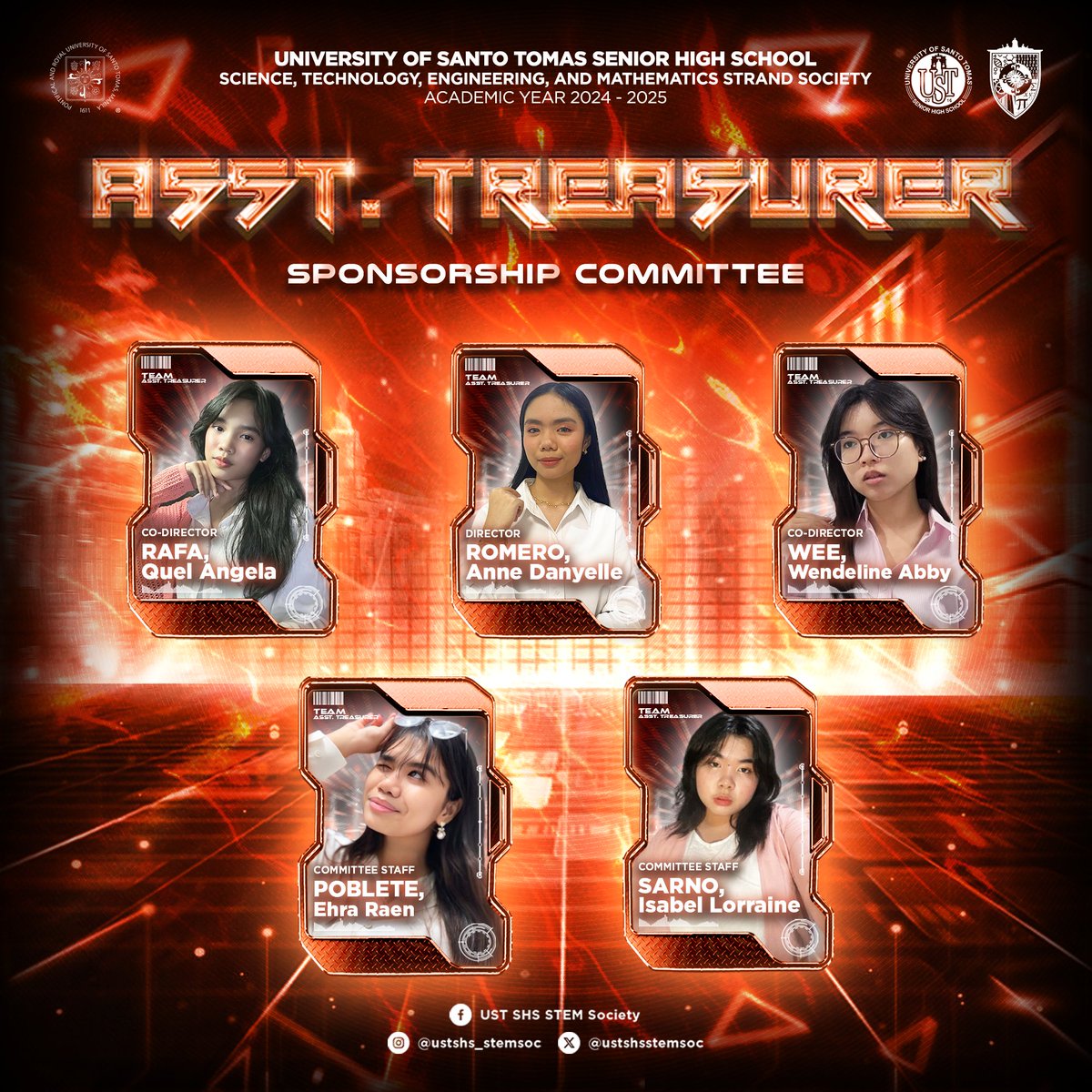 ustshsstemsoc's tweet photo. In every sponsorship that soars, it’s Team Assistant Treasurer ensuring success behind the scenes! 🤝🏻

The dependable, efficient, and meticulous financial divas stand ready to elevate every project with unmatched finesse and passion. 💼✨ https://t.co/ZZspVh8Lvg