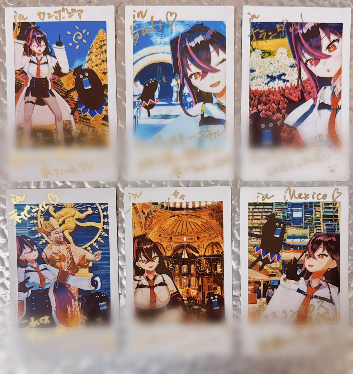新グッズ紹介】 ちなみ先生×ちかげちゃん 旅行チェキ📷 ・カンボジア