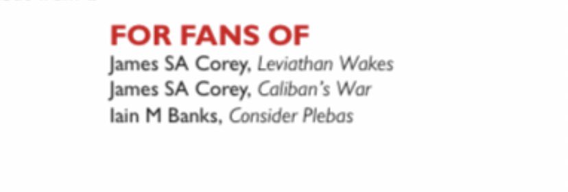 Honoured by the <a href="/JamesSACorey/">James S.A. Corey</a> comparison for my science fiction novel, Liquid Crystal Nightingale, published by <a href="/Solarisbooks/">Solaris Books</a>